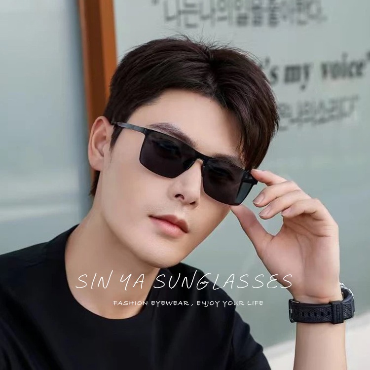 時尚休閒偏光墨鏡 方框經典墨鏡 駕駛墨鏡 Polarized超輕量僅21g 防眩光 抗UV400 【8127】-細節圖4