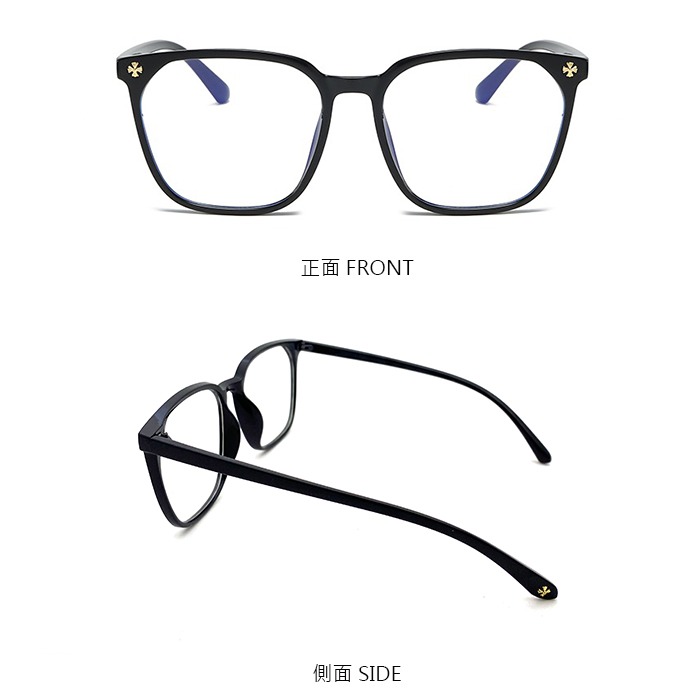 濾藍光眼鏡 平光眼鏡 復古眼鏡 男女適用 無度數眼鏡  時尚 百搭 流行 不挑臉型 N114-細節圖6