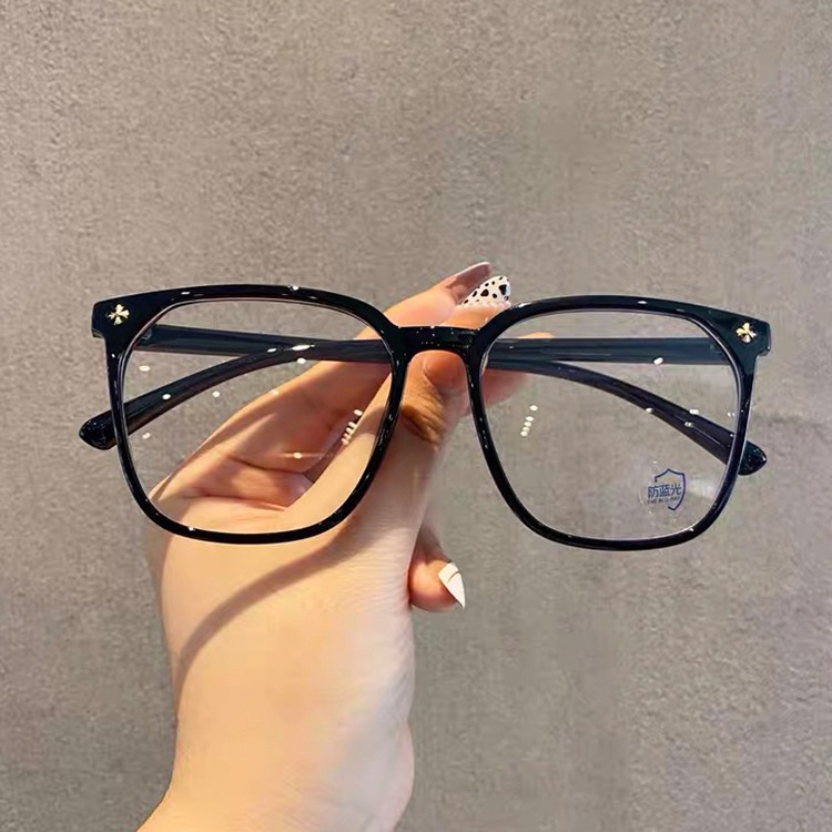 濾藍光眼鏡 平光眼鏡 復古眼鏡 男女適用 無度數眼鏡  時尚 百搭 流行 不挑臉型 N114-規格圖10