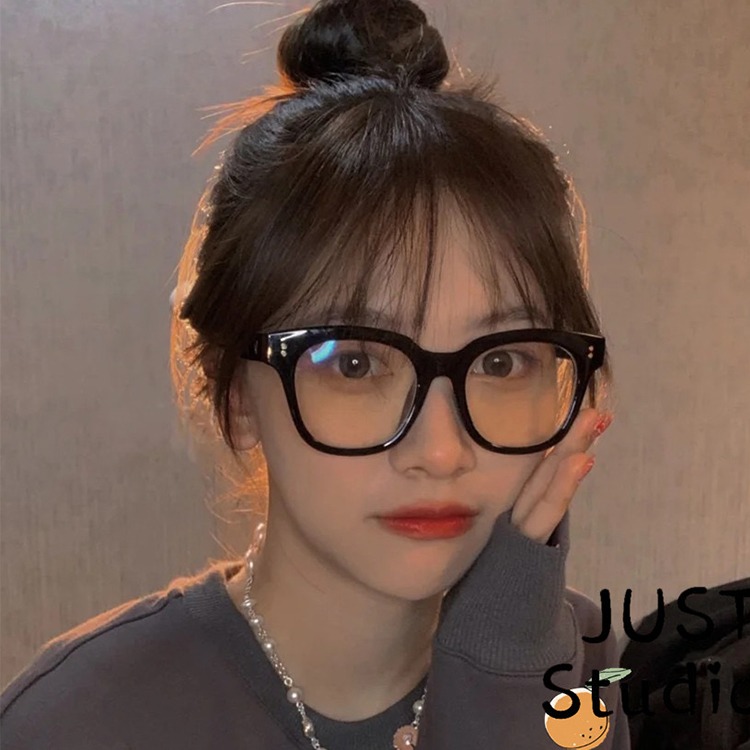 時尚濾藍光眼鏡 粗框平光眼鏡 素顏神器眼鏡 男女適用 無度數眼鏡  時尚 百搭 流行 不挑臉型 N2128-細節圖5