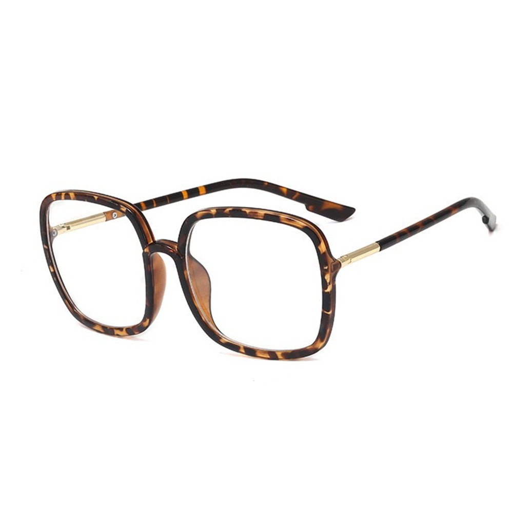 時尚濾藍光眼鏡 平光眼鏡 網紅款 大框眼鏡 男女適用 可配度數鏡框 N89582-規格圖11