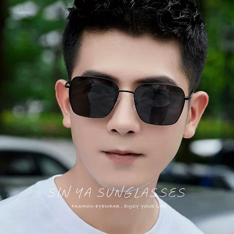 時尚方框偏光墨鏡  TR90偏光墨鏡 Polarized駕駛太陽眼鏡 僅16g 男女適用 抗紫外線UV400 N366-細節圖2