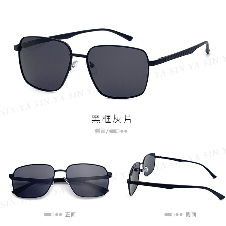 時尚方框偏光墨鏡  TR90偏光墨鏡 Polarized駕駛太陽眼鏡 僅16g 男女適用 抗紫外線UV400 N366-規格圖10