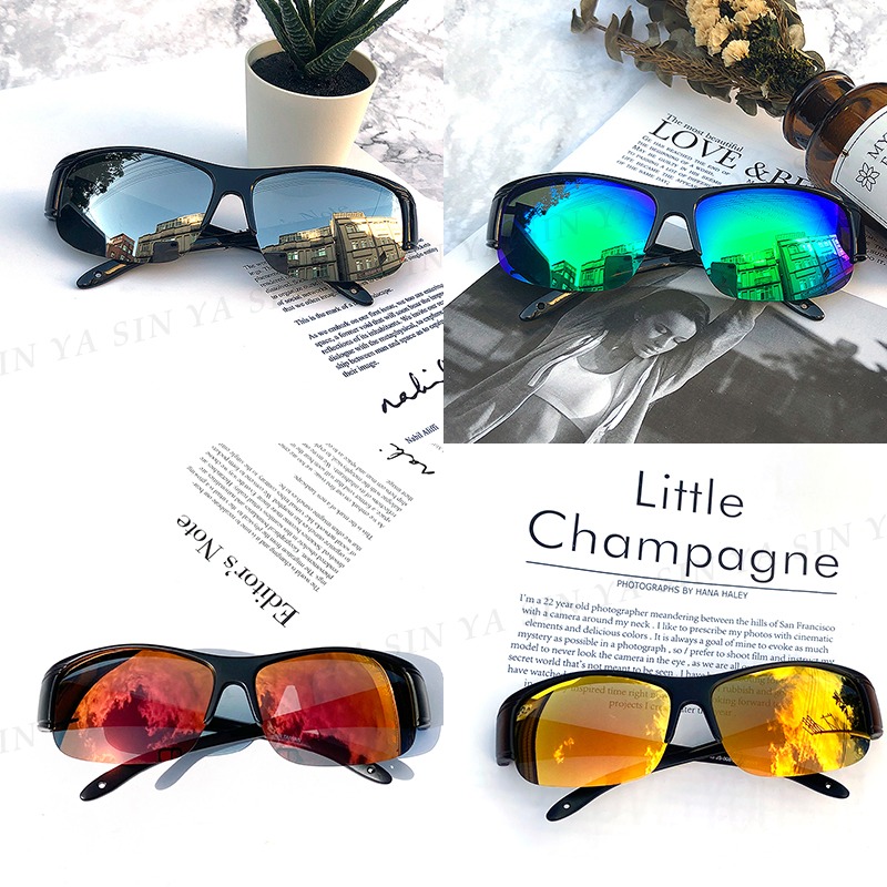 近視用外掛式墨鏡 Polarized半框偏光套鏡 超輕量僅20g套鏡 免脫眼鏡直接戴上 抗UV400-細節圖3