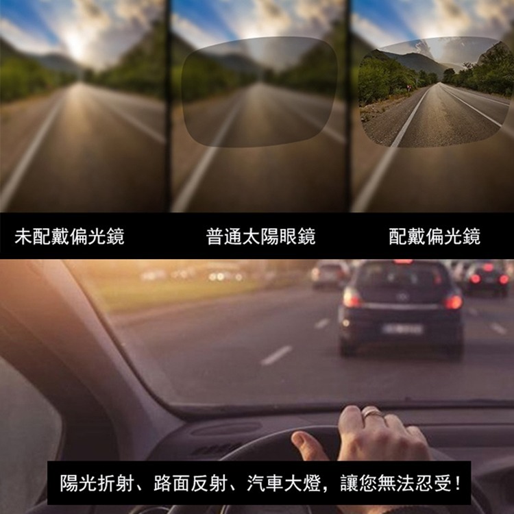 近視用外掛式墨鏡 Polarized半框偏光套鏡 超輕量僅20g套鏡 免脫眼鏡直接戴上 抗UV400-細節圖9