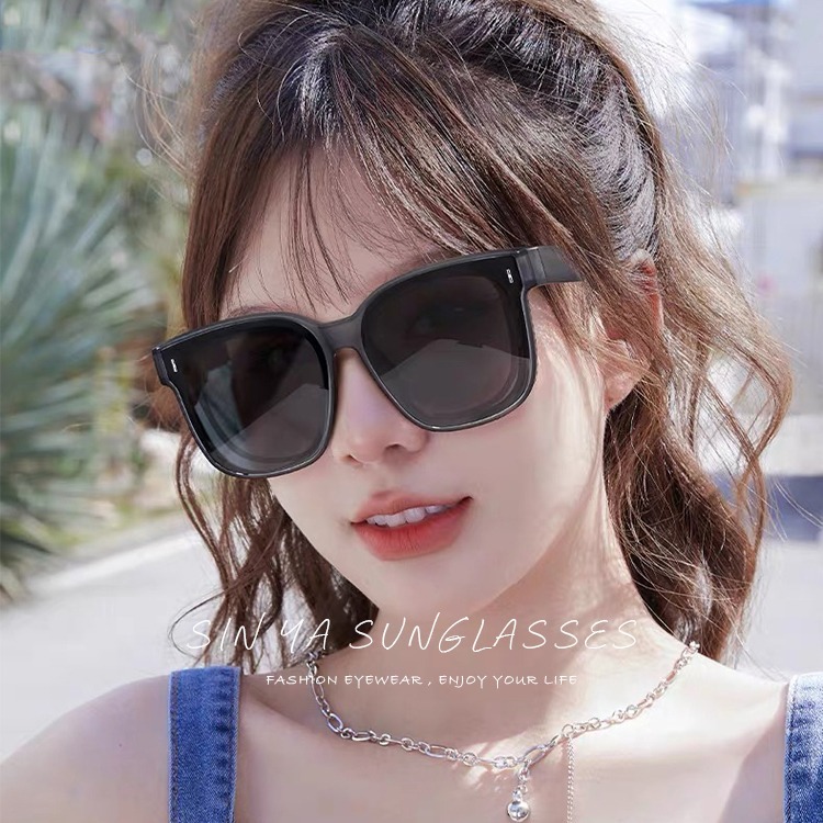 時尚韓版ins大框偏光墨鏡/套鏡 抗UV400+抗藍光 Polarized墨鏡 輕量無感太陽眼鏡防眩光-細節圖5