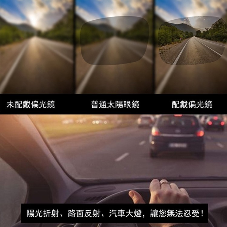 時尚韓版ins大框偏光墨鏡/套鏡 抗UV400+抗藍光 Polarized墨鏡 輕量無感太陽眼鏡防眩光-細節圖11