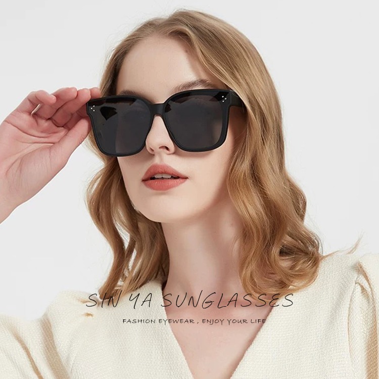 時尚韓版ins鉚釘大框偏光墨鏡/套鏡 抗UV400+抗藍光 Polarized墨鏡 輕量無感太陽眼鏡防眩光-細節圖4