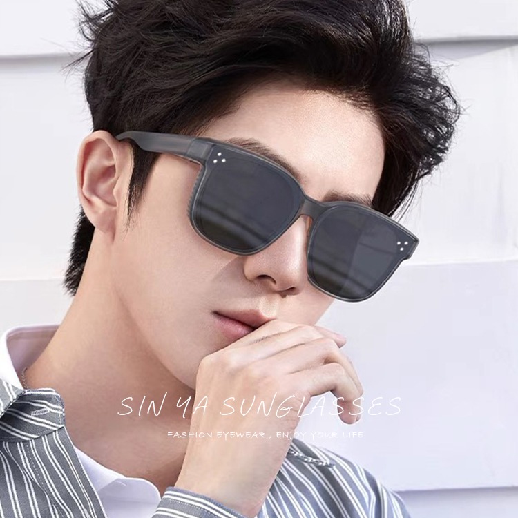 時尚韓版ins鉚釘大框偏光墨鏡/套鏡 抗UV400+抗藍光 Polarized墨鏡 輕量無感太陽眼鏡防眩光-細節圖6