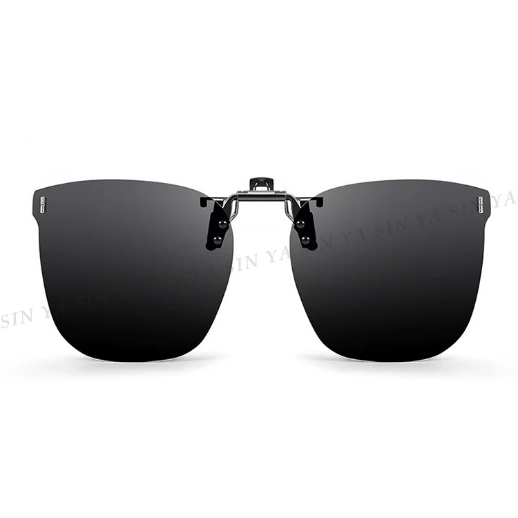 大框偏光變色夾片 近視夾片墨鏡 抗UV400+抗藍光夾式墨鏡 防眩光 超輕量僅8g 輕巧 方便 抗UV400-規格圖11