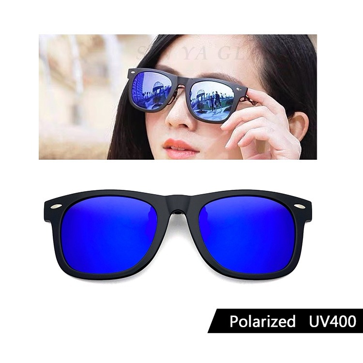 MIT偏光夾片 Polarized夾式太陽眼鏡近視最佳首選 抗UV400+抗藍光 可掀式太陽眼鏡-規格圖8