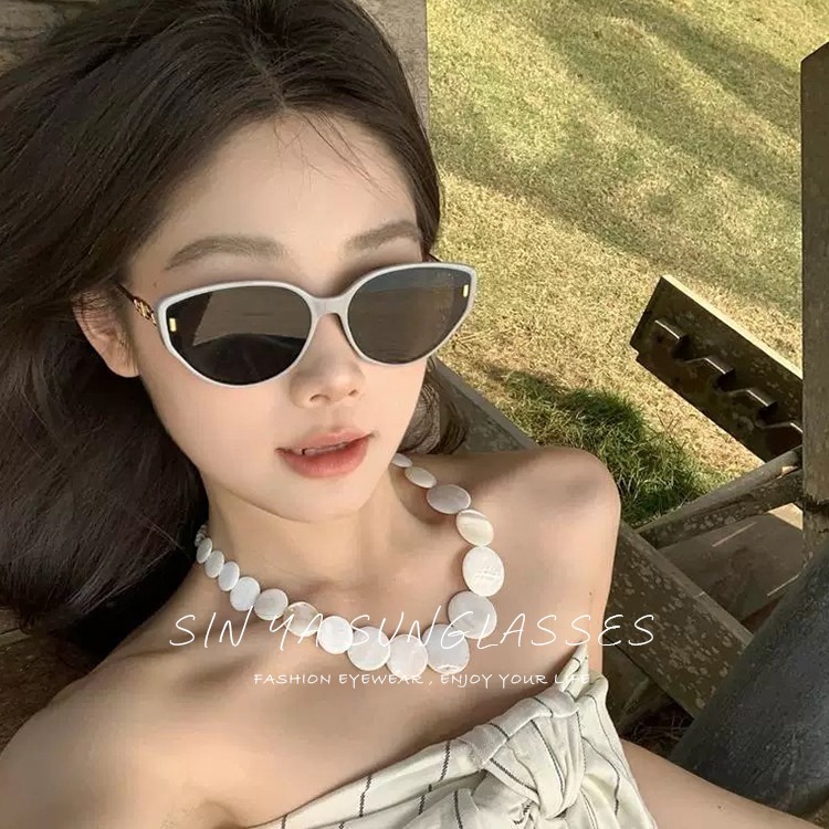 韓系貓眼墨鏡 質感精品太陽眼鏡 奢華明星款眼鏡 抗UV400 顯小臉潮流墨鏡 N51-細節圖5