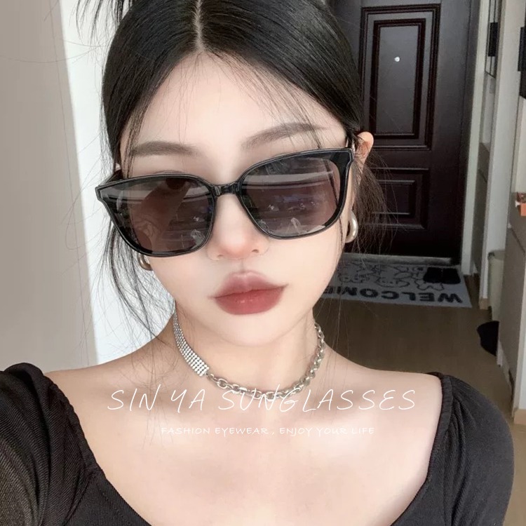 韓版ins方框潮流墨鏡 明星款墨鏡 復古抖音款 太陽眼鏡 輕量設計 抗UV400 S42-細節圖3
