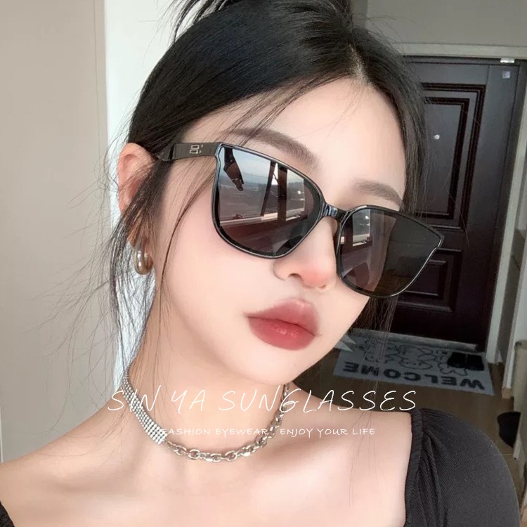 韓版ins方框潮流墨鏡 明星款墨鏡 復古抖音款 太陽眼鏡 輕量設計 抗UV400 S42-細節圖4