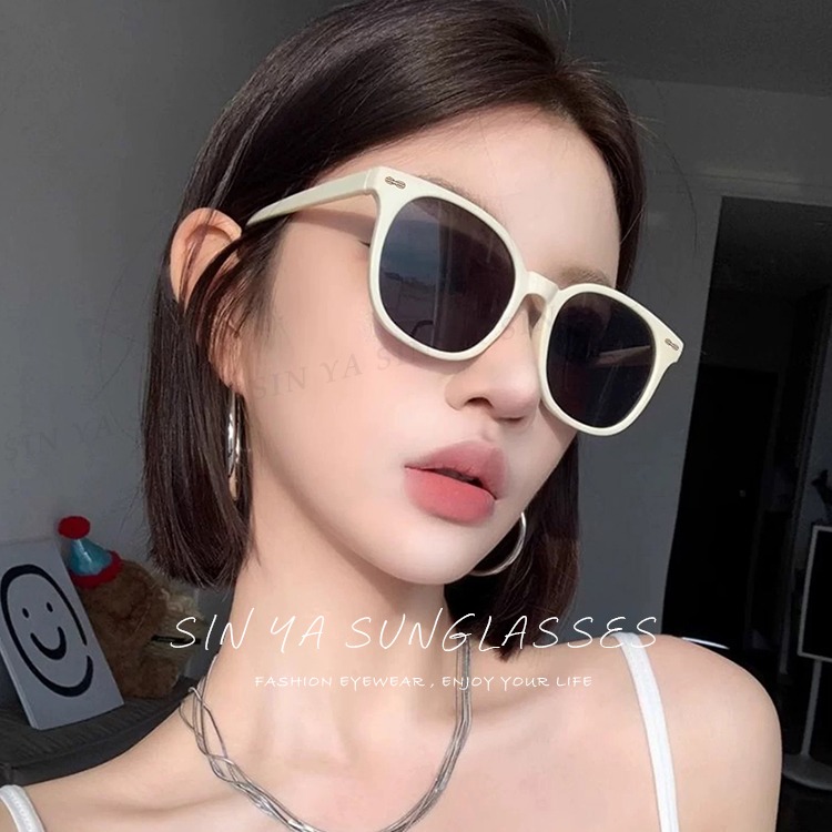 TR90偏光墨鏡 韓版圓框偏光太陽眼鏡 大框顯小臉 輕量明星款 防眩光 抗UV400 N2318-細節圖3