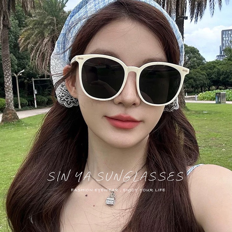 TR90偏光墨鏡 韓版圓框偏光太陽眼鏡 大框顯小臉 輕量明星款 防眩光 抗UV400 N2318-細節圖4