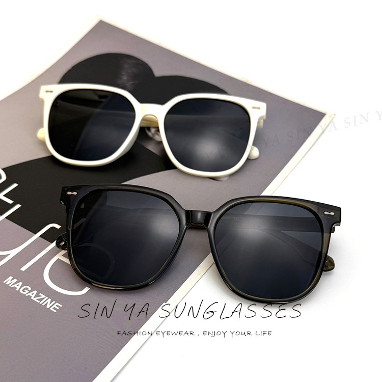 TR90偏光墨鏡 韓版圓框偏光太陽眼鏡 大框顯小臉 輕量明星款 防眩光 抗UV400 N2318-細節圖6