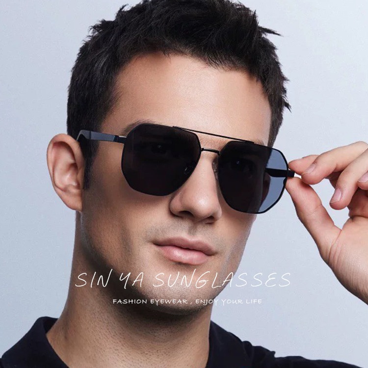 時尚飛行員墨鏡 駕駛偏光墨鏡 金屬框彈簧腳 Polarized輕量僅22g 抗UV400 N970-細節圖2