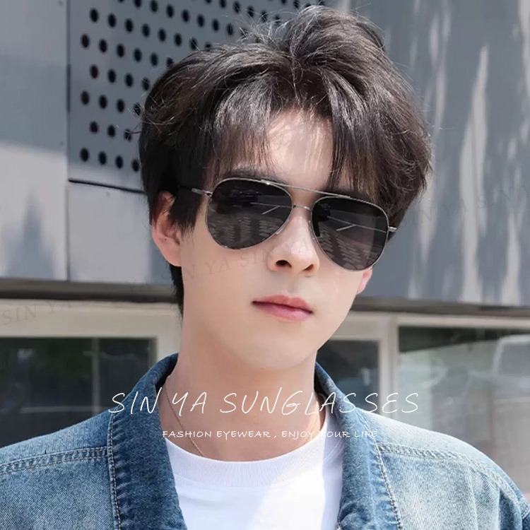 飛行員偏光墨鏡 彈簧鏡腳 配戴舒適 Polarized駕駛太陽眼鏡 男女適用 抗UV400 N567-細節圖2