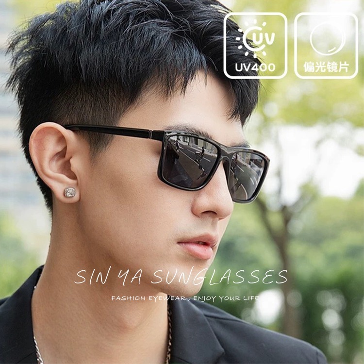 休閒偏光太陽眼鏡 時尚駕駛墨鏡 Polarized超輕量僅22g 男女適用 抗UV400 N329-細節圖4