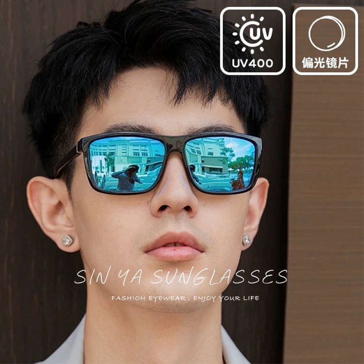 休閒偏光太陽眼鏡 時尚駕駛墨鏡 Polarized超輕量僅22g 男女適用 抗UV400 N329-細節圖5
