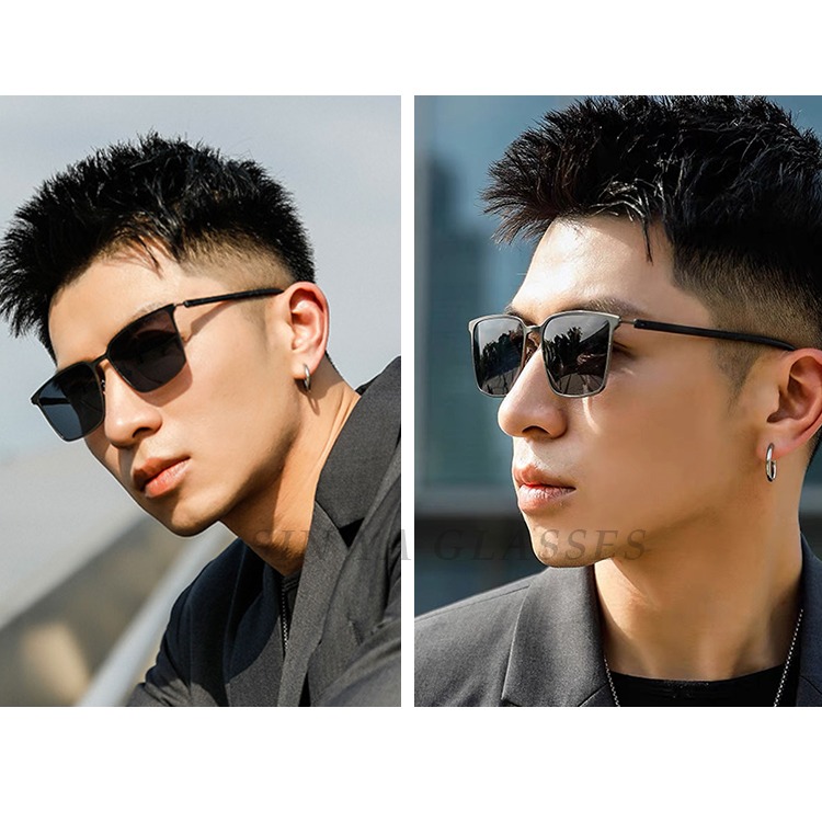 薄鋼偏光太陽眼鏡 彈性TR90時尚駕駛墨鏡 Polarized超輕量僅15g 男女適用 抗UV400-細節圖4