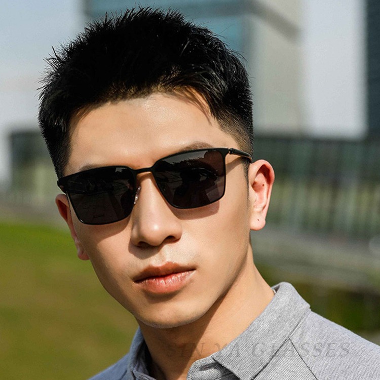 薄鋼偏光太陽眼鏡 彈性TR90時尚駕駛墨鏡 Polarized超輕量僅15g 男女適用 抗UV400-細節圖5