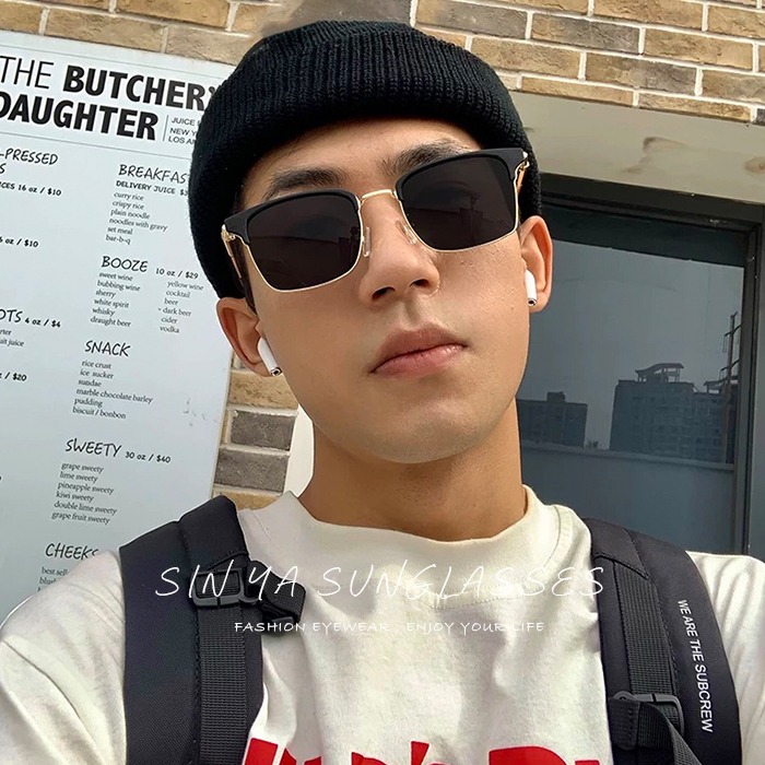 時尚眉架框偏光墨鏡 Polarized駕駛TR太陽眼鏡 僅20g 男女適用 抗UV400 防眩光 反光 N981-細節圖2