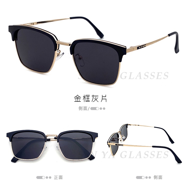 時尚眉架框偏光墨鏡 Polarized駕駛TR太陽眼鏡 僅20g 男女適用 抗UV400 防眩光 反光 N981-規格圖3