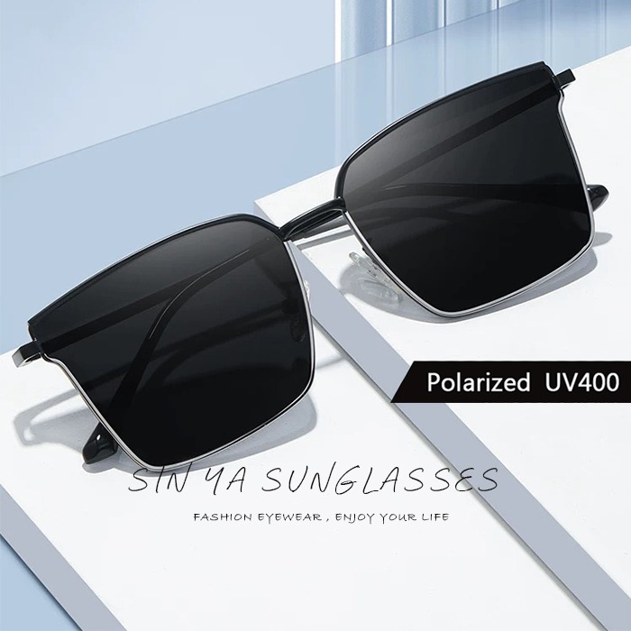 時尚高質感偏光墨鏡 新潮流Polarized駕駛太陽眼鏡 男女適用 抗紫外線UV400 防眩光 N942-細節圖3