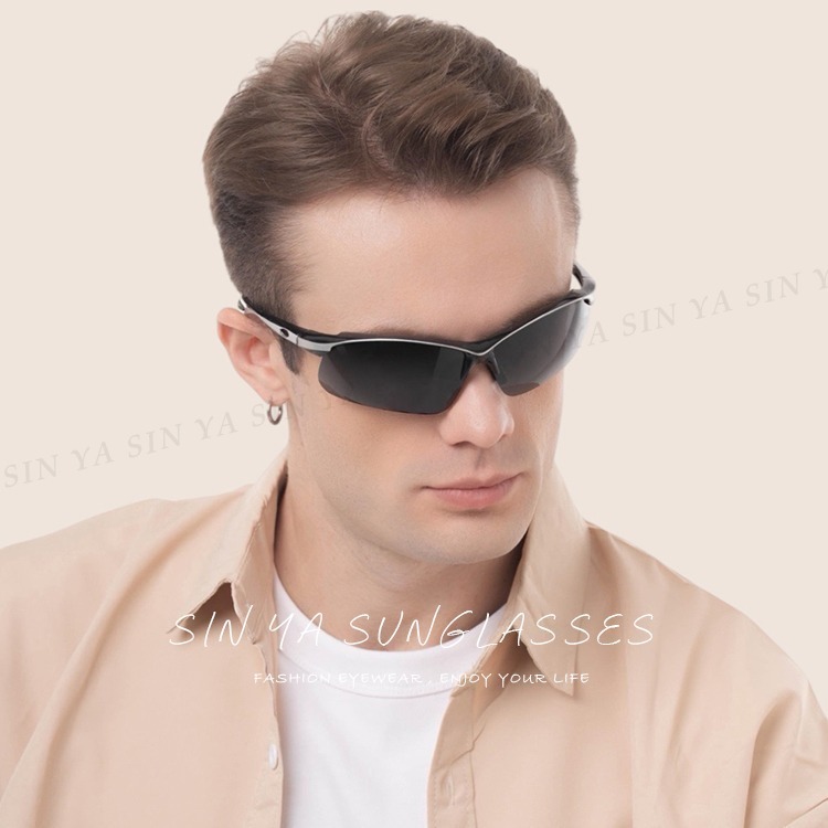 MIT運動偏光眼鏡 Polarize流線型 偏光墨鏡 抗UV400 路跑眼鏡 戶外太陽眼鏡 單車族 馬拉松 防滑設計-細節圖3