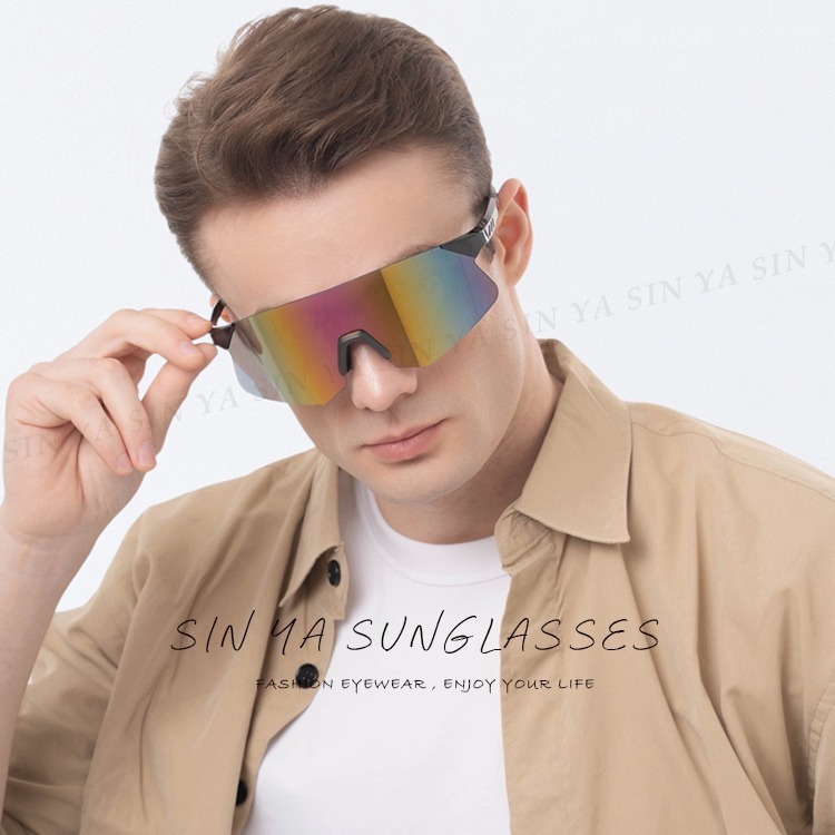 運動大框偏光墨鏡 風鏡騎行眼鏡 戶外墨鏡 台灣製 防滑設計/戶外/防風/慢跑 抗UV400 N516-細節圖2