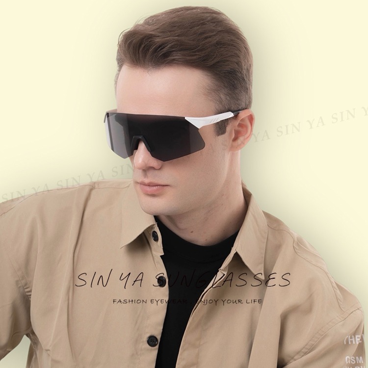 運動大框偏光墨鏡 風鏡騎行眼鏡 戶外墨鏡 台灣製 防滑設計/戶外/防風/慢跑 抗UV400 N516-細節圖5