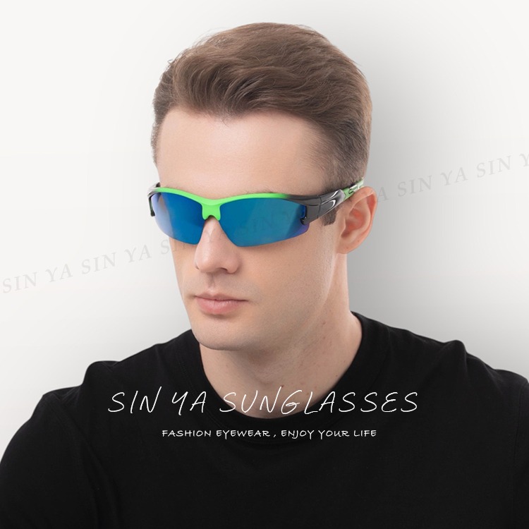 MIT運動偏光墨鏡 酷炫螢光綠 Polarized頂規偏光鏡片 戶外太陽眼鏡 抗UV400 台灣製 N202-細節圖2