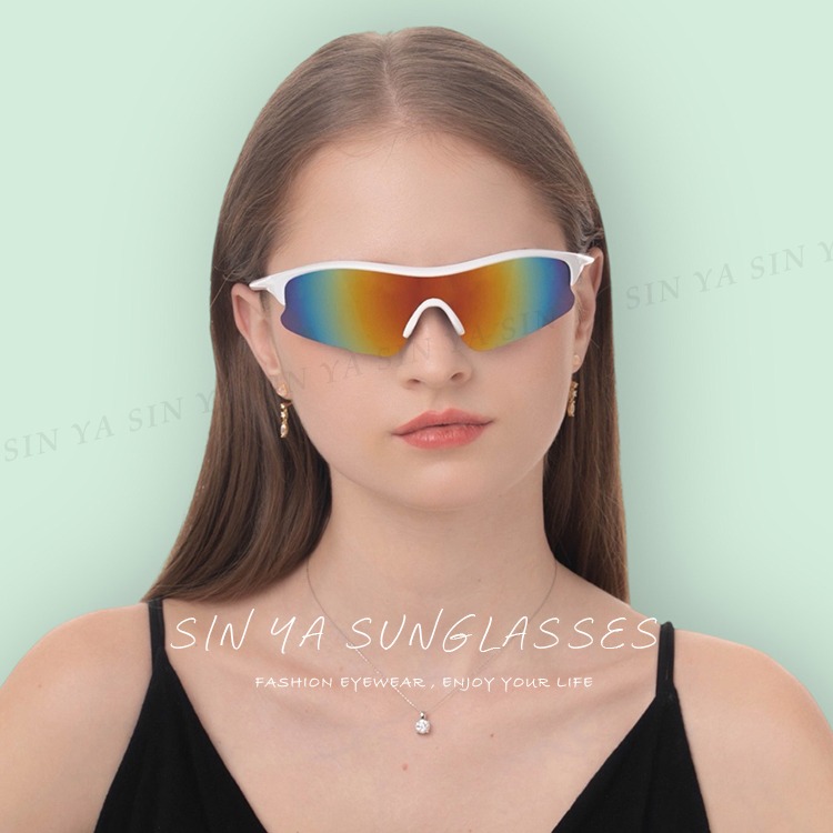 偏光運動墨鏡  輕質量20g 強化偏光鏡片 防滑設計/防眩光/反光/抗紫外線UV400 檢驗合格 N826-細節圖3