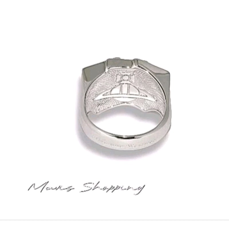 嬉皮式龐克/韓版製精工撲克牌/龐克中性戒指/PUNK撲克牌3A土星球Look/男女通用中性戒指/美碼6號-細節圖4