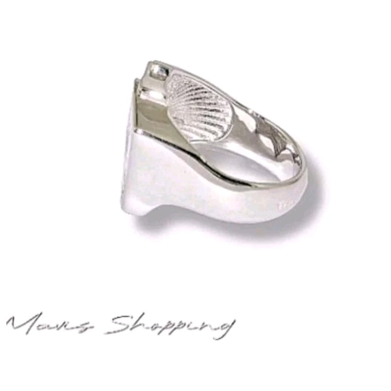 嬉皮式龐克/韓版製精工撲克牌/龐克中性戒指/PUNK撲克牌3A土星球Look/男女通用中性戒指/美碼6號-細節圖6