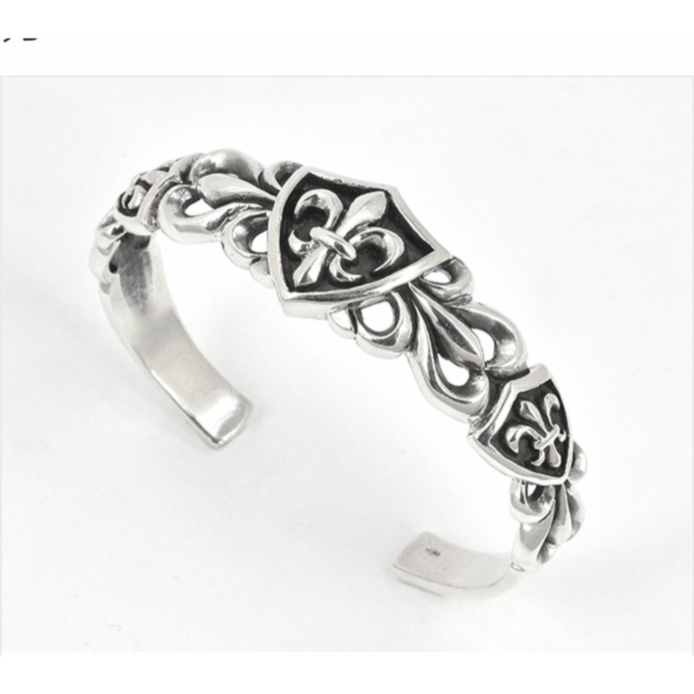 少量現貨/哥德式S925/龐克搖滾中性手鍊-細節圖4