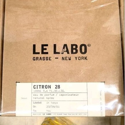 全新/城市限定 ”首 爾” 香檸28號-淡香精-100ml /外盒部份毀損，歡迎不介意者-細節圖4