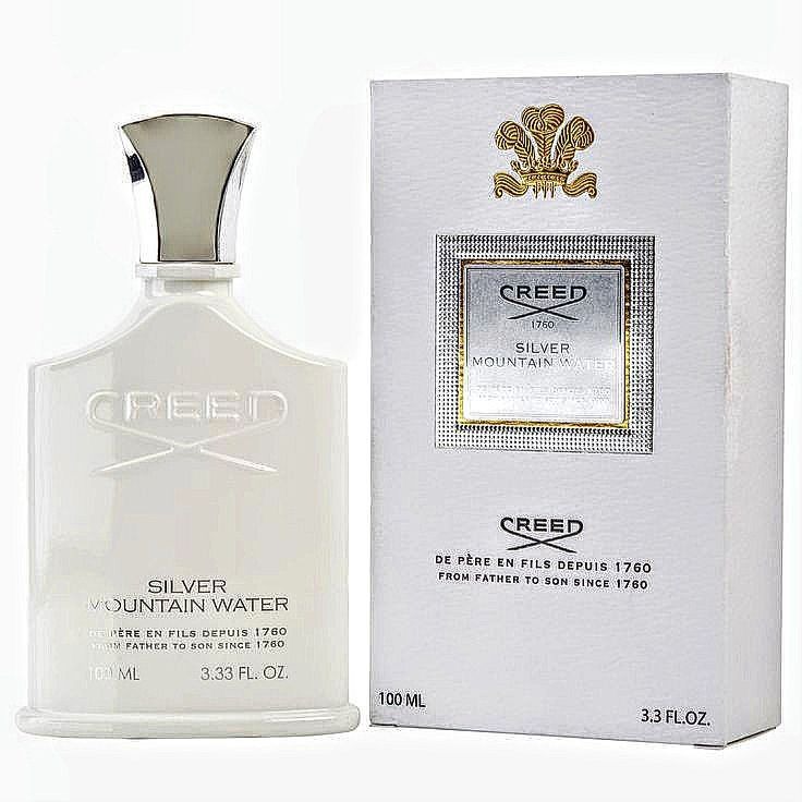 全新CREED Silver -Mountain Water 銀色 山泉/中性淡香精 100ml-細節圖3