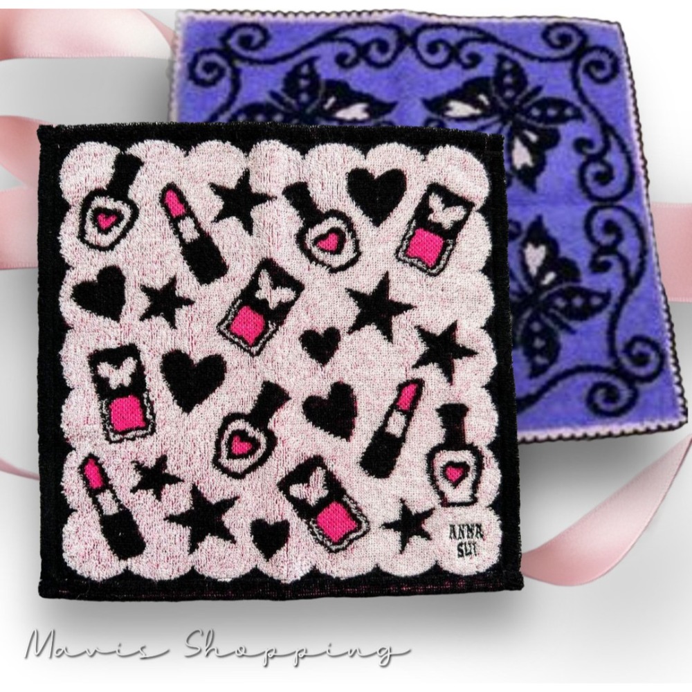 日本 ANNA SHI 100%純棉手帕方巾-毛巾兩款可選-細節圖3