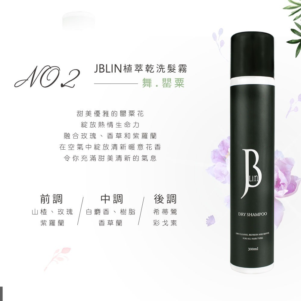 【JBLIN】2入組 植萃乾洗髮霧系列 300ml 夏日必備 油頭救星-細節圖7