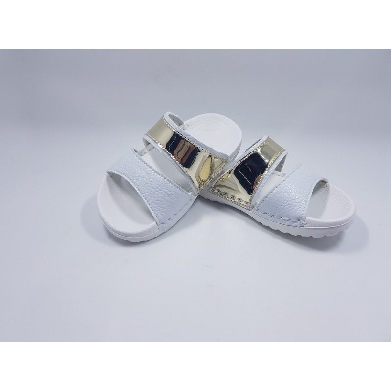 天鵝CHA CHA TWO 手工/台灣製   皮革拖鞋(寶寶鞋/學步鞋)-細節圖2