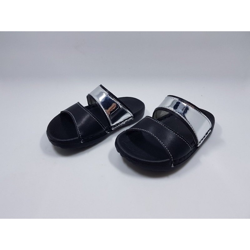 天鵝CHA CHA TWO 手工/台灣製   皮革拖鞋(寶寶鞋/學步鞋)-細節圖4