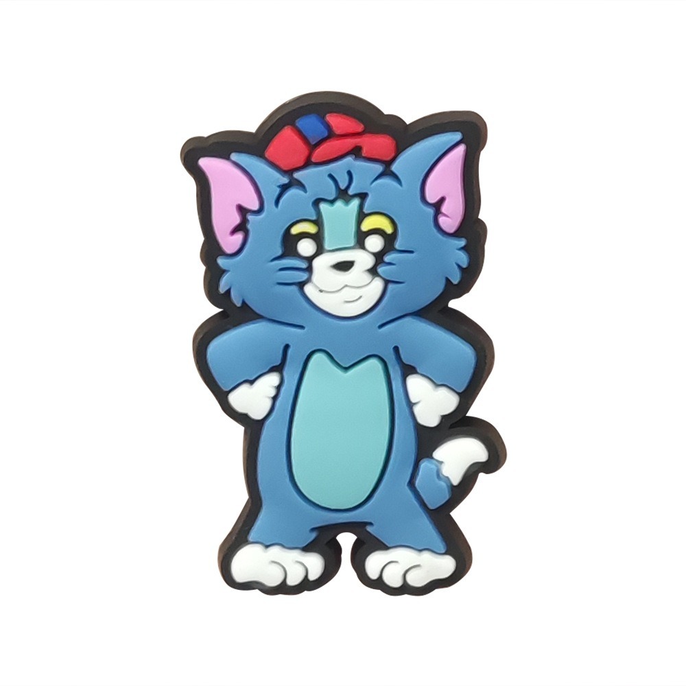 Ciao,你好🪐台灣快速出貨 鞋扣 洞洞鞋鞋扣 貓和老鼠 湯姆貓與傑利鼠 貓咪 老鼠 Tom and Jerry-規格圖9