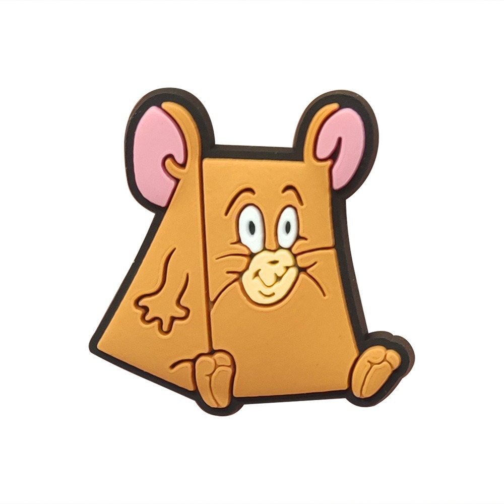 Ciao,你好🪐台灣快速出貨 鞋扣 洞洞鞋鞋扣 貓和老鼠 湯姆貓與傑利鼠 貓咪 老鼠 Tom and Jerry-規格圖9