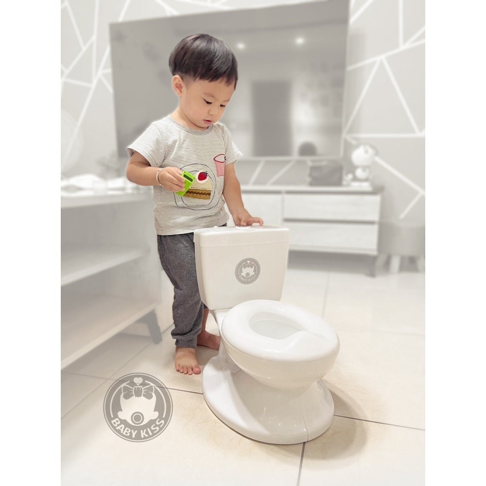 Baby Kiss兒童學習馬桶(有沖水聲)-細節圖5