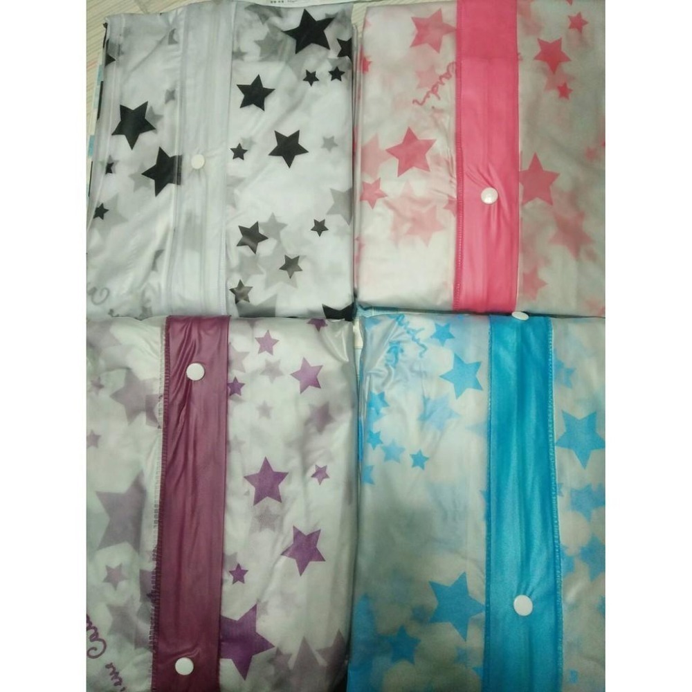 【周傳】 炫光舞蝶 前開式雨衣   反光條透明一件式 (拉鍊式雨衣)-細節圖7