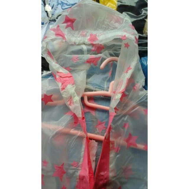 Dongshen 韓式星星兒童 雨衣 東伸 現貨 透明雨衣 新品特賣 拉鍊式雨衣-細節圖9