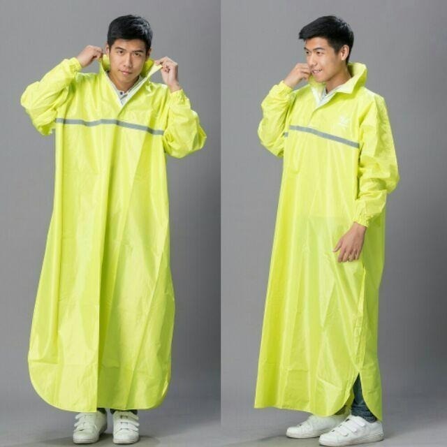 [周傳] 現貨 風采型半開式雨衣 尼龍太空雨衣 (套頭式) 東伸雨衣 一件式雨衣 DongShen  外送員雨衣 現貨-細節圖2